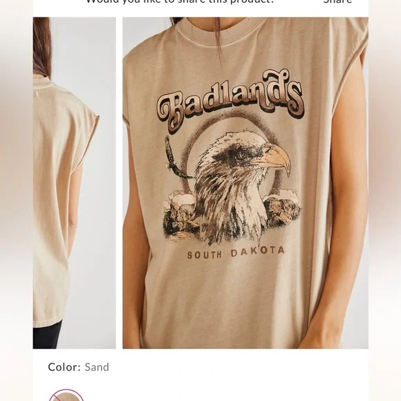 Free people muscle tee - Picture 1 of 5